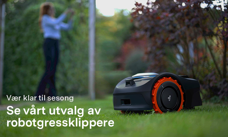 Klikk her for å se utvalget av robotgressklippere