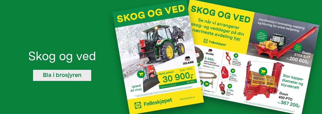 Skog og veddager brosjyre maskin